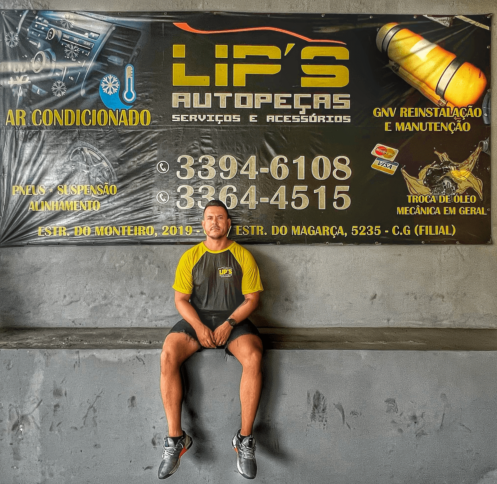 André Castro na Lip's Autopeças