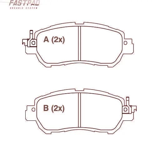 PAST FREIO DIANT VERSA 1.0 12V- 1.6 16V- KICKS 21/