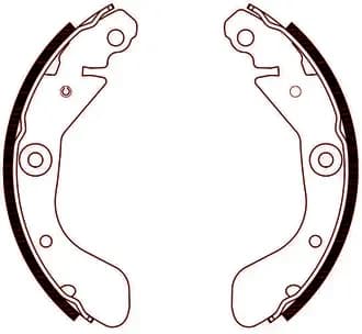 SAPATA FREIO ONIX 12/... - PRISMA 14/... 1.0/1.4