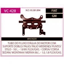 TUBO REFR CORSA- MERIVA- MONTANA- PALIO- PUNTO 1.8
