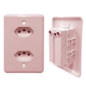 Ferramentas automotivas Conjunto 4 X 2 2 Tomadas Universal 20A Monobloco S