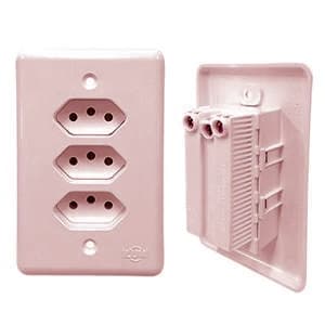 Ferramentas automotivas Conjunto 4 X 2 3 Tomadas Universal 10A Monobloco S
