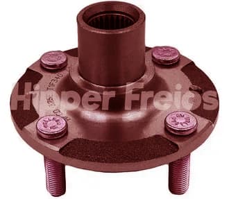 Cubo Roda Dianteira Roda dianteiro HB20 1.0/1.6 12/16 sem Rol - 4 Furos