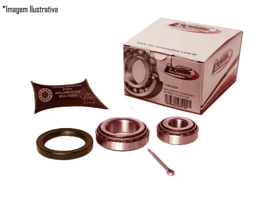 Kit Rolamento Rol traseiro Kombi 1.6 78/... - 1.4 8V 05/...
