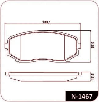 Pastilha de freio Past freio dianteiro Edge 3.5L V6 08/...