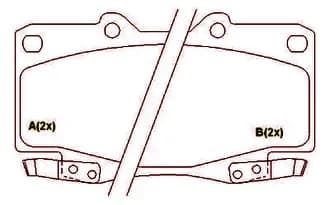 Pastilha de freio Past freio dianteiro Hilux 2.5/3.0 16V 05/09 Diesel