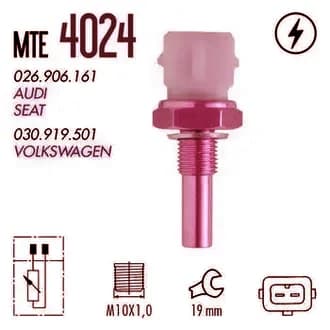 Sensor Temperatura Injeçao Sens Temp injeção Komb 1.6 98/... - Gol 1.8 99
