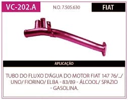 Tubo Refrigeraçao Refr 147 - Uno 85/92 Alc - Spazio Gas