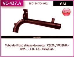 Tubo Refrigeraçao Refr Celta - Prisma - Agile - Spin - Cobalt Flex
