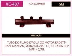 Tubo Refrigeraçao Refr Monza - Kadett 1.8/2.0 com AR 3 - Saidas
