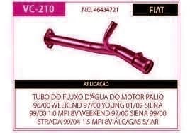 Tubo Refrigeraçao Refr Palio - Sie 96/00 - Strada 1.5 99/04 sem AR