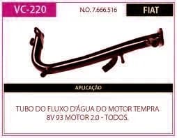 Tubo Refrigeraçao Refr Tempra 2.0 8V 93/...